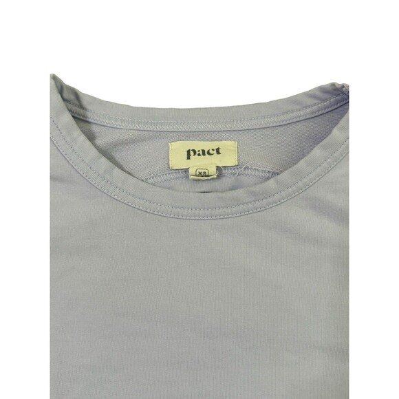 PACT Lilac Lavender Purple Cut Out Back Crewneck Sweater Size‎ XS - Picture 3 of 6